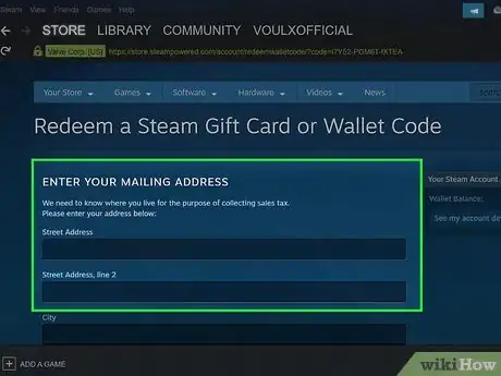 Imagen titulada Redeem a Steam Wallet Code Step 17