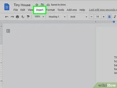 Imagen titulada Put a Box Around Text in Google Docs Step 2