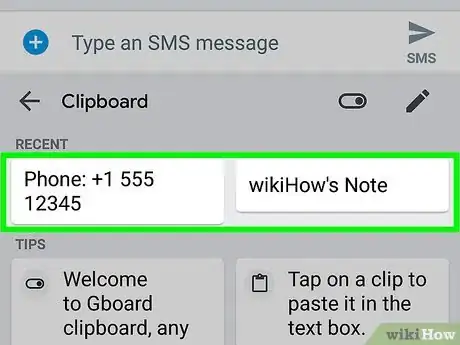 Imagen titulada Access the Clipboard on Android Step 8