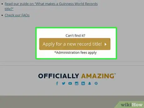 Imagen titulada Apply for a Guinness World Record Step 6
