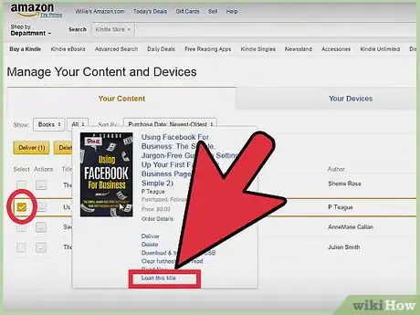 Imagen titulada Share Books on Kindle Step 2