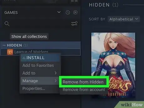 Imagen titulada Unhide Games in Steam Step 7