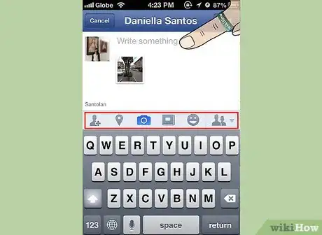 Imagen titulada Upload Photos to Facebook Using the Facebook for iPhone Application Step 11