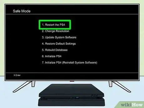 Imagen titulada Get PS4 Out of Safe Mode Step 2