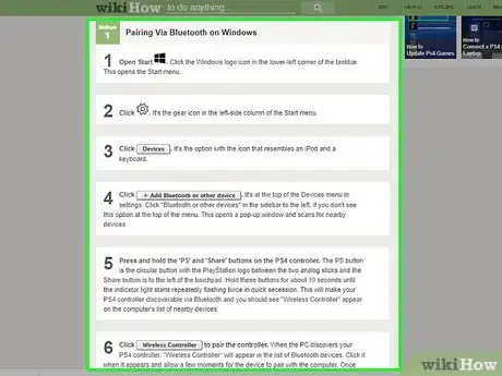 Imagen titulada Sync a PS4 Controller on PC or Mac Step 8