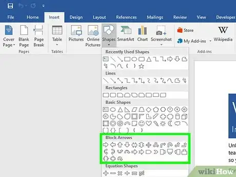 Imagen titulada Draw Arrows in Word Step 11