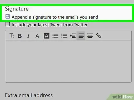 Imagen titulada Add a Signature to Yahoo Mail Step 5
