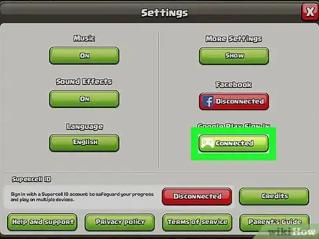 Imagen titulada Create Two Accounts in Clash of Clans on One Android Device Step 16
