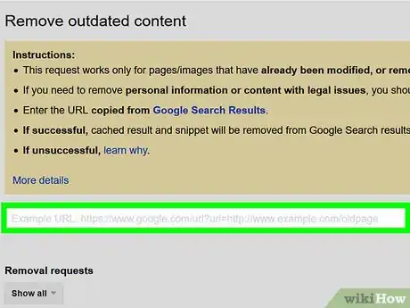 Imagen titulada Delete a Url from Google Step 4