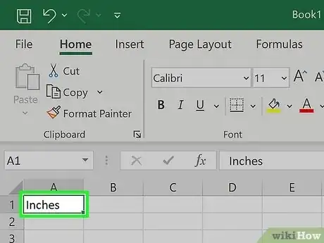 Imagen titulada Convert Measurements Easily in Microsoft Excel Step 1