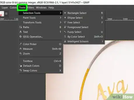 Imagen titulada Make a Transparent Image Using Gimp Step 17