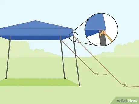 Imagen titulada Tie Down a Canopy Tent Step 3