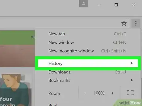 Imagen titulada View Browsing History Step 3