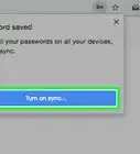 habilitar sincronización de Google Chrome