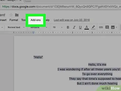 Imagen titulada Alphabetize in Google Docs Step 3