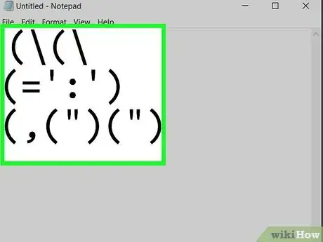 Imagen titulada Make a Bunny by Typing Characters on Your Keyboard Step 32