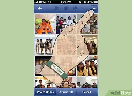 Imagen titulada Upload Photos to Facebook Using the Facebook for iPhone Application Step 2