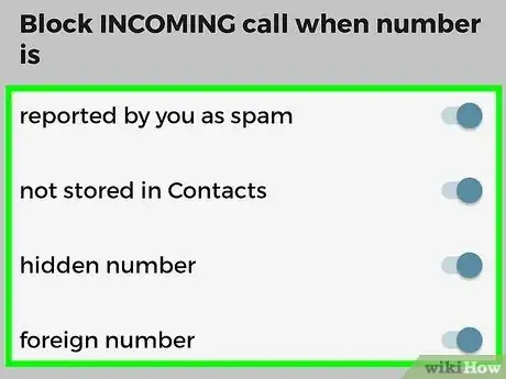 Imagen titulada Block Unknown Numbers on Android Step 16