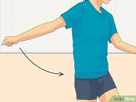 Imagen titulada Do an Underhand Serve Step 11