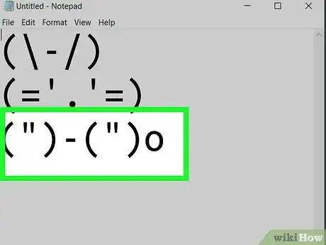 Imagen titulada Make a Bunny by Typing Characters on Your Keyboard Step 15