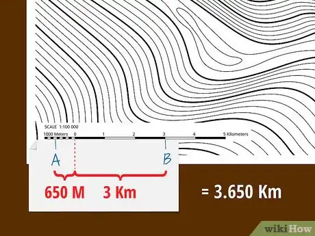 Imagen titulada Measure a Straight Line Distance Using a Topo Map Step 4