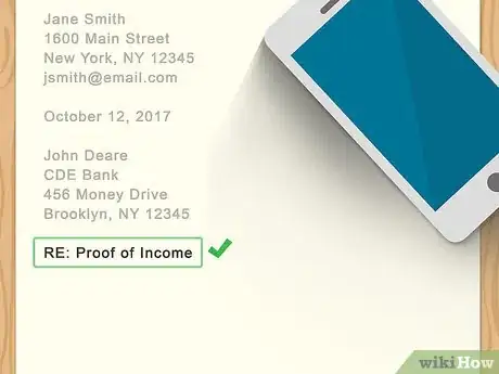 Imagen titulada Write a Letter for Proof of Income Step 2