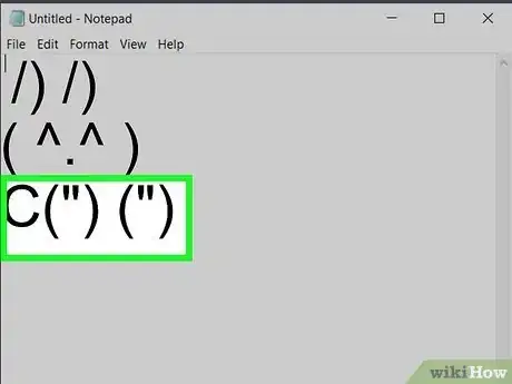 Imagen titulada Make a Bunny by Typing Characters on Your Keyboard Step 45