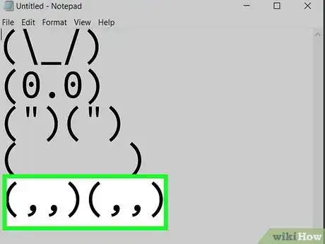 Imagen titulada Make a Bunny by Typing Characters on Your Keyboard Step 41