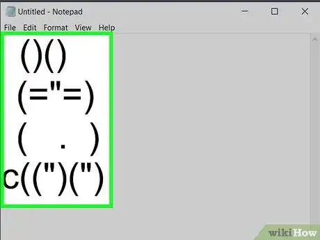 Imagen titulada Make a Bunny by Typing Characters on Your Keyboard Step 51