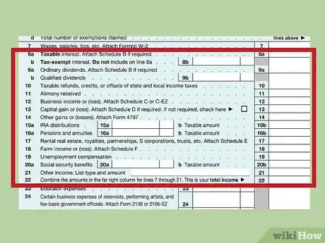 Imagen titulada Fill out IRS Form 1040 Step 13