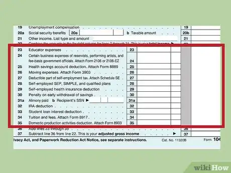Imagen titulada Fill out IRS Form 1040 Step 14
