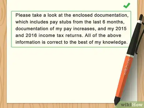 Imagen titulada Write a Letter for Proof of Income Step 8