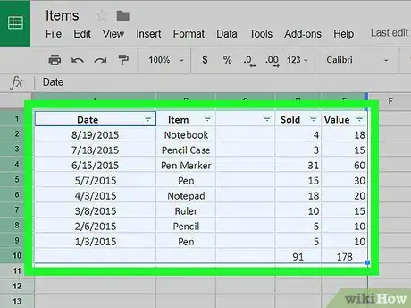 Imagen titulada Set Print Area on Google Sheets on PC or Mac Step 3