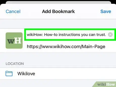 Imagen titulada Bookmark on an iPad Step 4