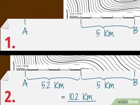 Imagen titulada Measure a Straight Line Distance Using a Topo Map Step 8