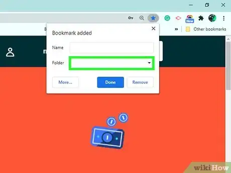 Imagen titulada Save a Bookmark in Chrome Step 12