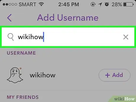 Imagen titulada Find People on Snapchat Step 12