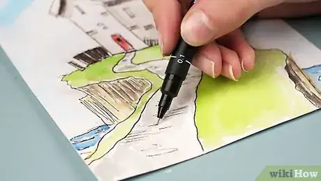 Imagen titulada Ink and Watercolor Step 10