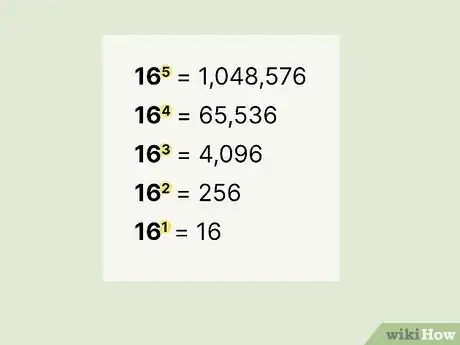 Imagen titulada Convert from Decimal to Hexadecimal Step 2