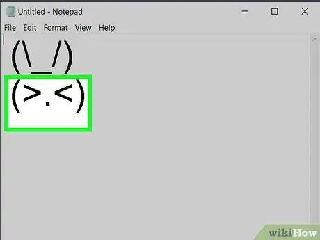 Imagen titulada Make a Bunny by Typing Characters on Your Keyboard Step 53
