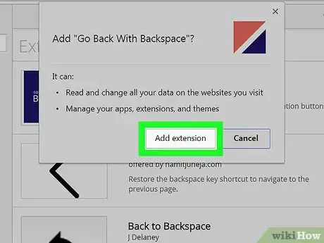 Imagen titulada Go Back on Chrome on PC or Mac Step 8