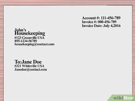 Imagen titulada Write an Invoice for Payment for Services Rendered Step 6