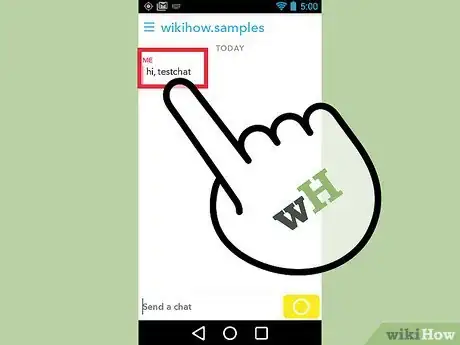 Imagen titulada Screenshot a Snapchat Step 1