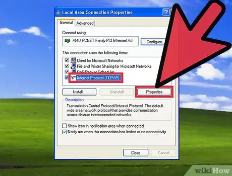 Imagen titulada Set up DHCP Network Settings on Windows XP Step 5