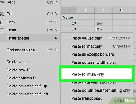 Imagen titulada Copy Formulas on Google Sheets on PC or Mac Step 9