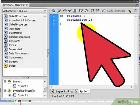 Imagen titulada Program in Flash (Basic Actionscript 2.0) Step 9