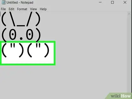 Imagen titulada Make a Bunny by Typing Characters on Your Keyboard Step 39