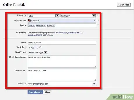 Imagen titulada Edit a Facebook Business Page Step 3