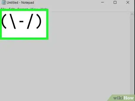 Imagen titulada Make a Bunny by Typing Characters on Your Keyboard Step 13