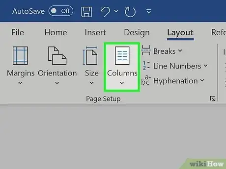 Imagen titulada Make Two Columns in Word Step 4